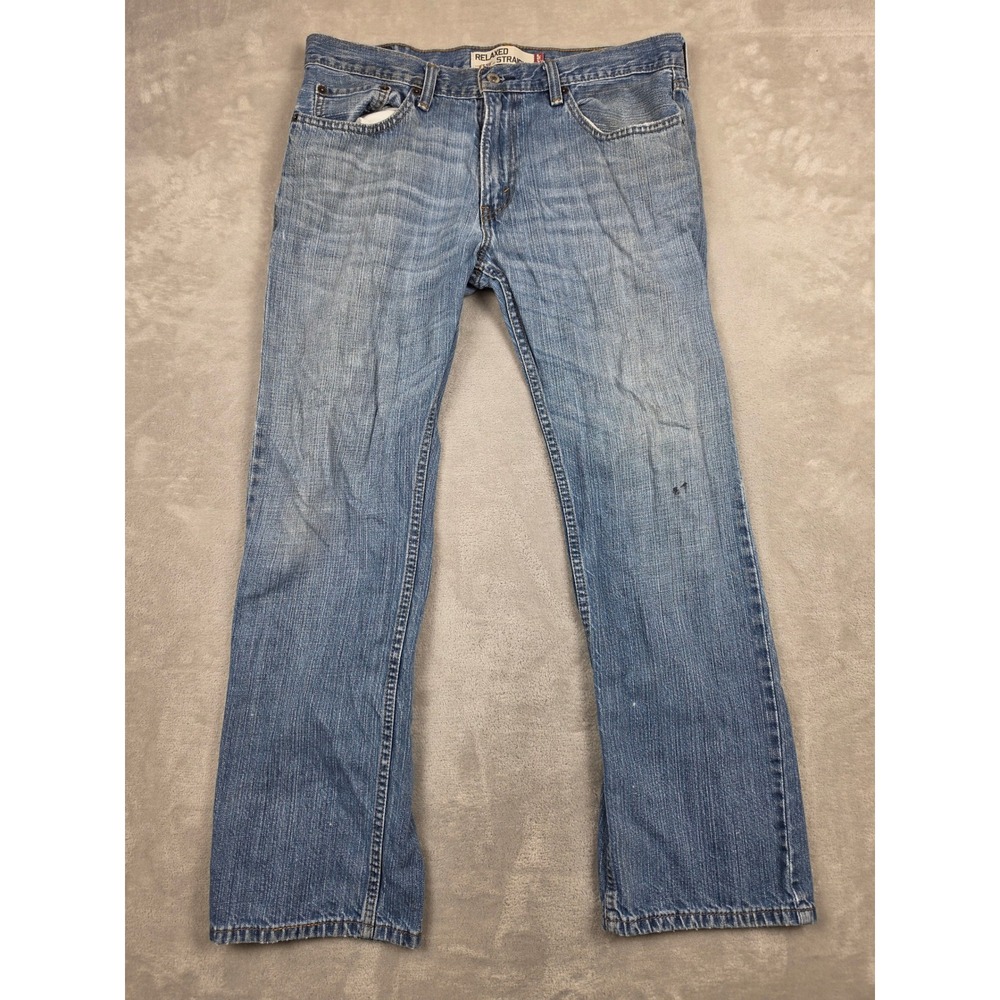 Levi's 559 Relaxed Straight Jeans Mens 34x30 Blue Denim Medium Wash Casual